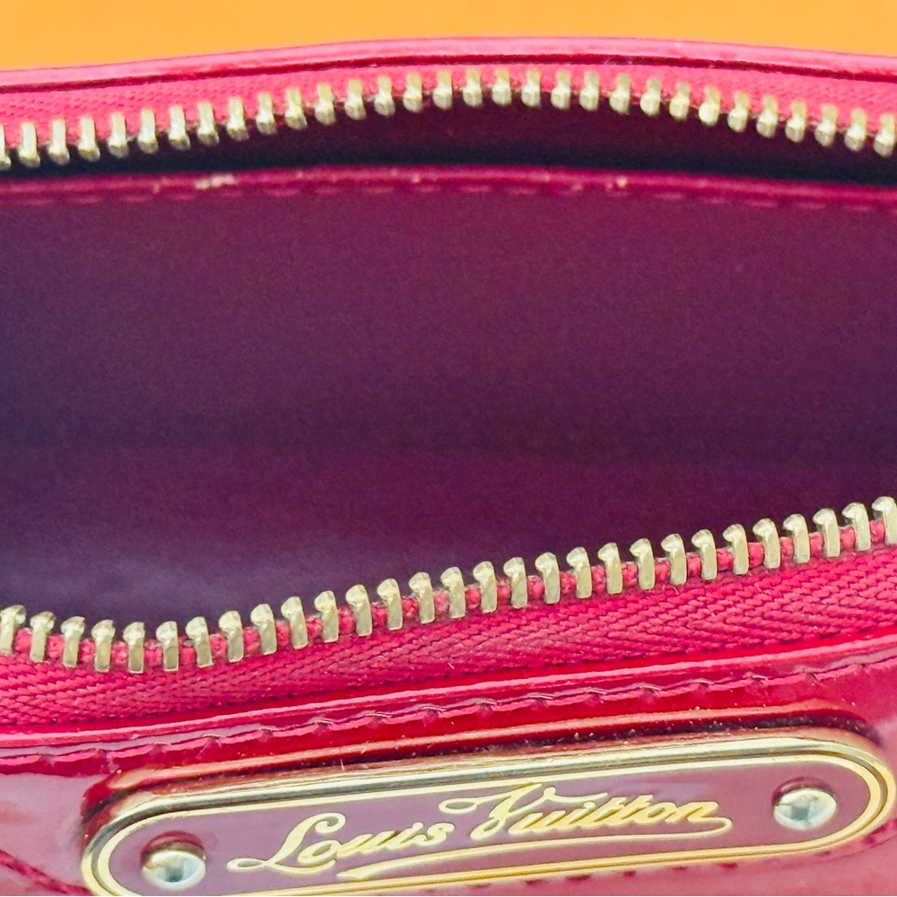 Louis Vuitton Trousse Cosmetic Pouch Pomme D'Amour Red Vernis M91487 Dustcover - Picture 13 of 16
